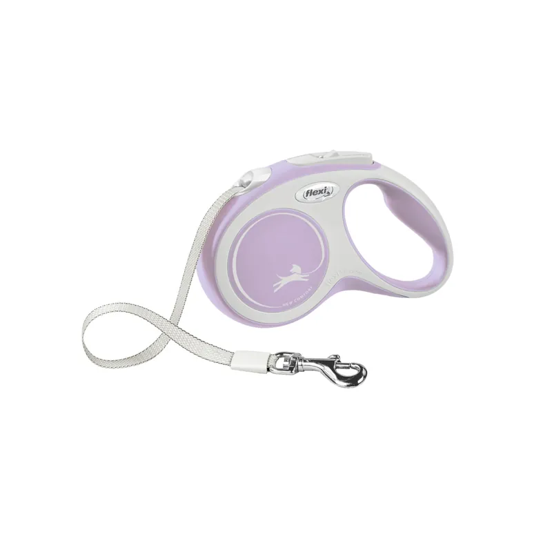 Flexi New COMFORT Gurt S 5 Meter rosa Roll-Leine für Hunde Neue Ware